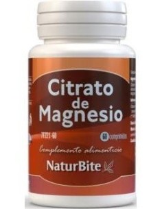 Citrato de Magnesio, 60 Comp. de NaturBite 2