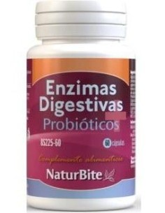 Enzimas Digestivas+Probioticos 60Cap. de Naturbite 2
