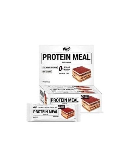 Protein Meal Barritas Tiramisu 12Uds. de Pwd