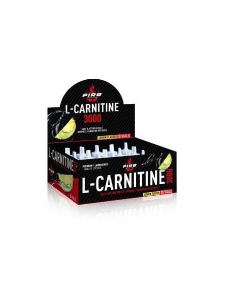 L-Carnitine Limon 3000Mg 20Viales de Fire Nutrition