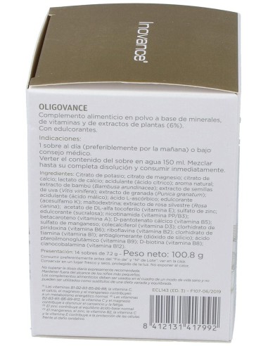 Oligovance Rf 14 Sobres de Inovance