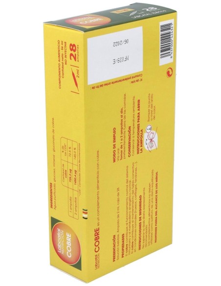 Cobre 4 28X2Ml Ampollas Labcatal