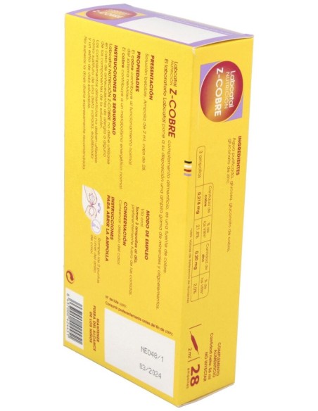 Lab. 19 (Zinc-Cobre) 28 Amp. de Labcatal