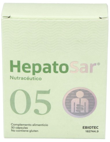 Hepatosar 30 Cap. de Ebiotec