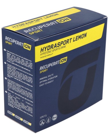 Recuperat-Ion Hydrasport Sabor Limon 12Sbrs. de Recuperat-Ion