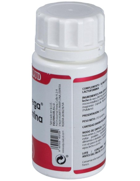 Holomega Lactoferrina 50Cap. de Equisalud