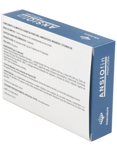 Ansiofin 60Cap. de Internature