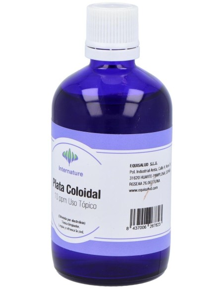 Plata Coloidal 10Ppm Uso Topico 100Ml. de Internature