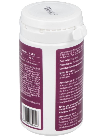 Hepastevia 50Cap. de Steviapharma