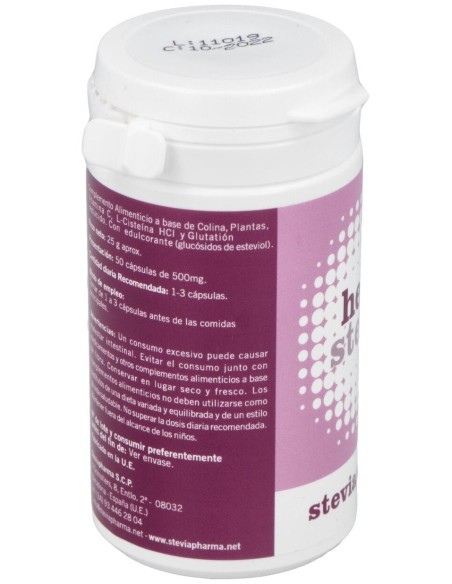 Hepastevia 50Cap. de Steviapharma