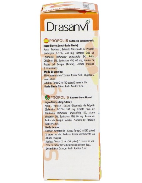 Propolis Extracto Sin Alcohol Con Echinacea 50Ml. de Drasanvi
