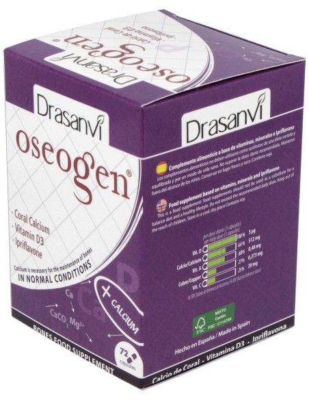 Oseogen Alimento Oseo 72Cap. de Drasanvi