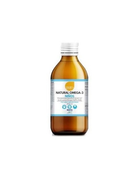 Natural Omega-3 Niños líquido 200 ml de Puro Omega