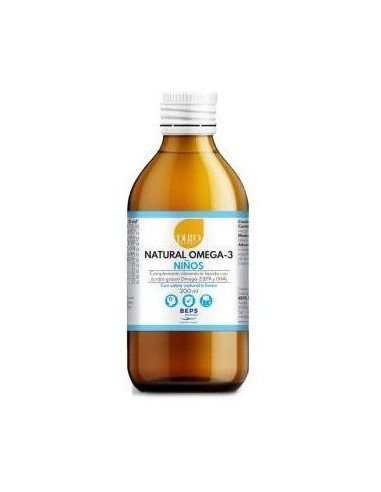 Natural Omega-3 Niños líquido 200 ml de Puro Omega