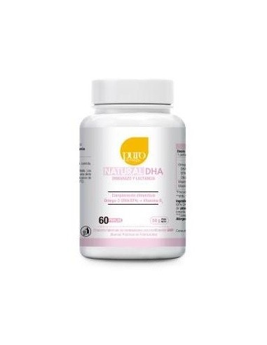 Natural DHA Embarazo y Lactancia 60 perlas de Puro Omega