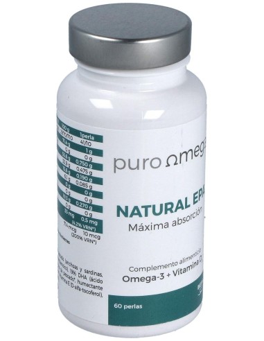 Natural Epa Maxima Absorcion 60Perlas de Puro Omega