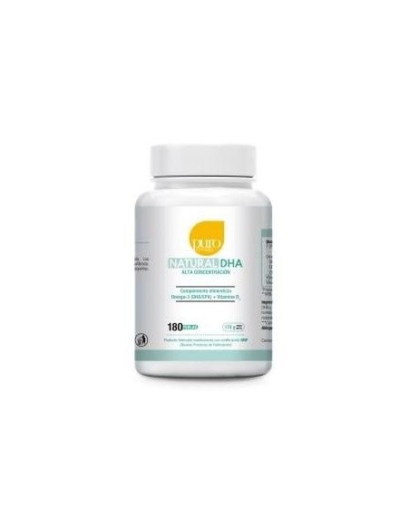 Natural DHA Alta Concentración 180 perlas de Puro Omega