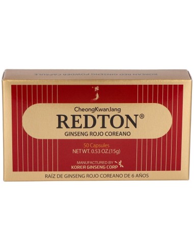 Redton Ginseng Rojo Coreano 50Cap de Abamed Farma