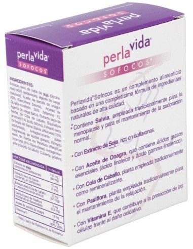 Perlavida Sofocos 30 Cápsulas de Plameca