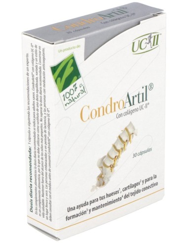 Condroartil Con Colageno Uc-Ii 30Cap. de Cien Por Cien Natural