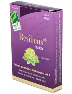 Resiliens Rodiola 40Cap. de Cien Por Cien Natural 2