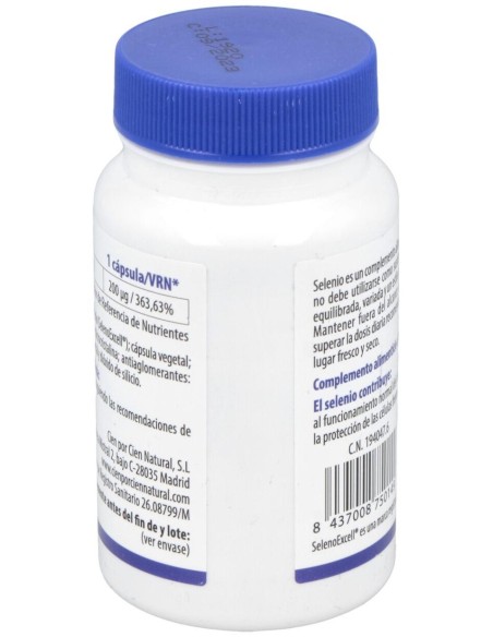 Selenio 90Cap. de Cien Por Cien Natural