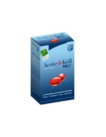 Aceite De Krill Nko 80Perlas de Cien Por Cien Natural