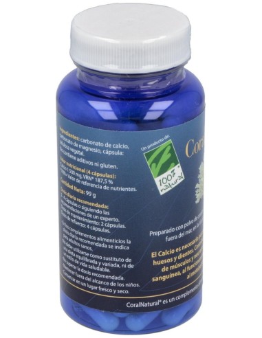 Coralnatural 90Cap. de Cien Por Cien Natural