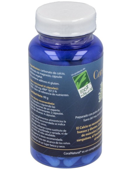 Coralnatural 90Cap. de Cien Por Cien Natural