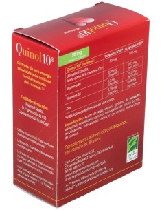 Quinol 10 50Mg. 60Perlas de Cien Por Cien Natural 2