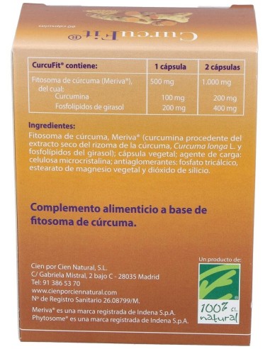Curcufit 60Cap. de Cien Por Cien Natural