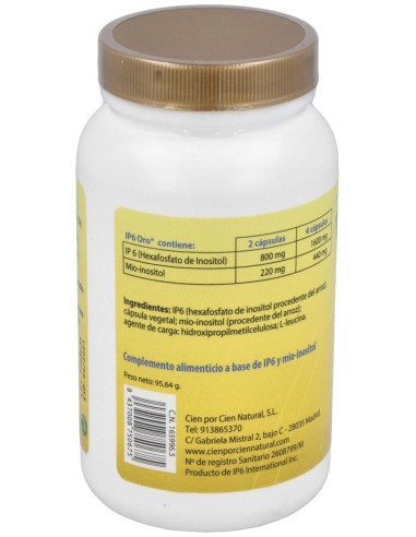 Ip6 Oro 120Cap. de Cien Por Cien Natural