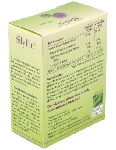 Silyfit 60Cap. de Cien Por Cien Natural