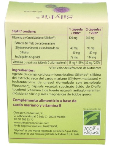 Silyfit 60Cap. de Cien Por Cien Natural
