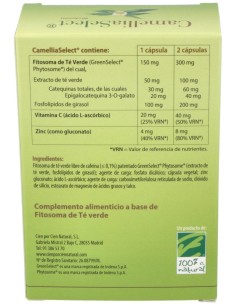 Cameliaselect 60Cap. de Cien Por Cien Natural 2
