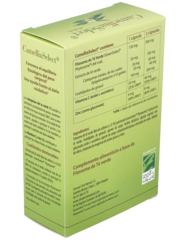 Cameliaselect 60Cap. de Cien Por Cien Natural