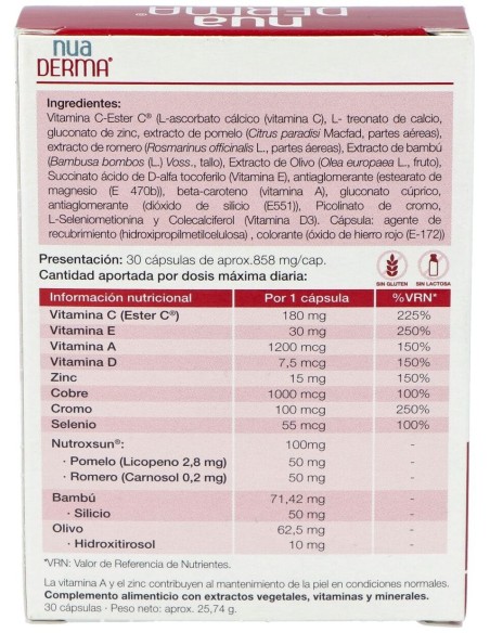 Nuaderma 30Cap. de Nua