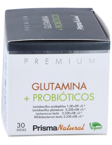 Glutamina + Probioticos 30 Sticks   de Prisma Natural