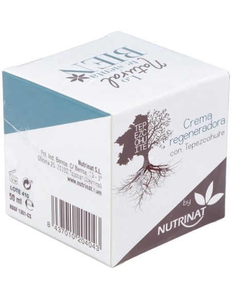 Crema Regener./Hidrat. Con Tepezcohuite   50 Ml. de Nutrinat