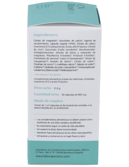 Cn Base 60Cap.Veg. de Lcn