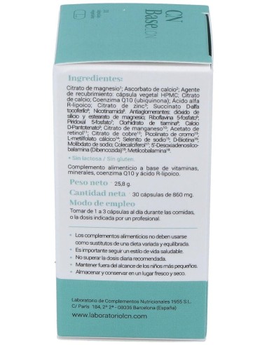 Cn Base 30Cap.Veg. de Lcn