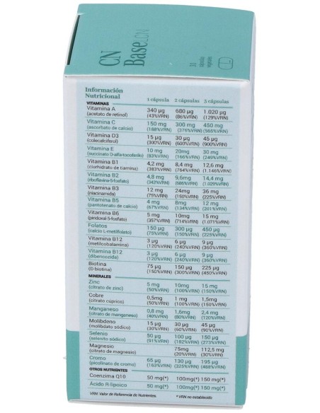 Cn Base 30Cap.Veg. de Lcn