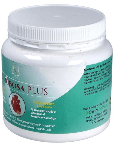 D-Ribosa Plus 250Gr. de Bsb Labs