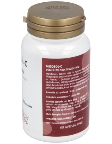 Micosol C (Hongo Del Sol) 60Cap. de Jellybell