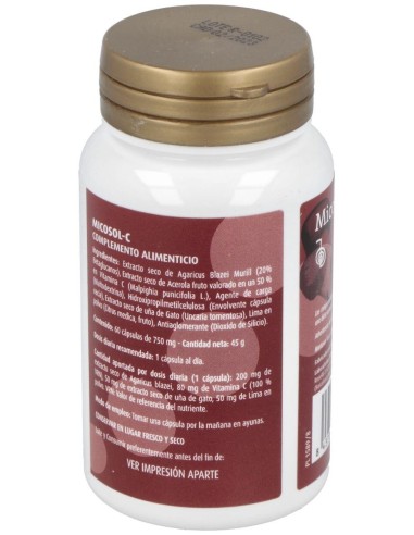 Micosol C (Hongo Del Sol) 60Cap. de Jellybell