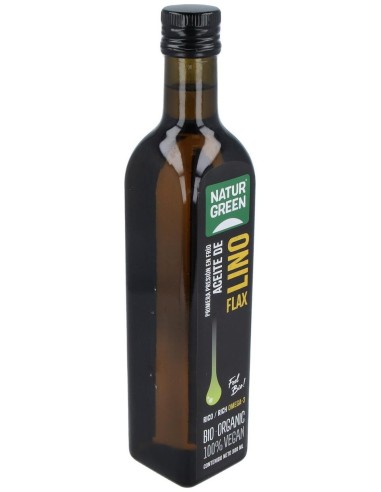 Aceite De Lino 1ª Presion Frio 500Ml. Bio de Naturgreen