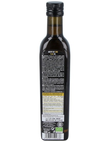 Aceite De Lino 1ª Presion Frio 500Ml. Bio de Naturgreen