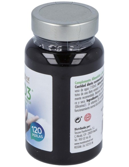 Vita D3 4000Ui 120Perlas de Mundonatural