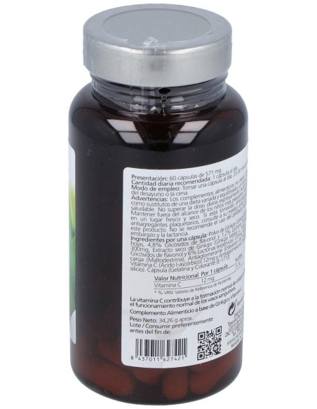 Ginkgotonic 420Mg. 60Cap. de Mundonatural