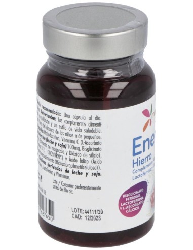 Enervital Hierro 30Cap. de Mundonatural